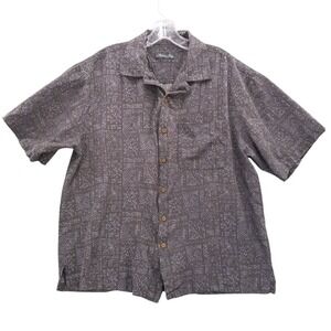 Milano Bay Camp Shirt Button Up Short Sleeve Patterned Shirt‎ XL